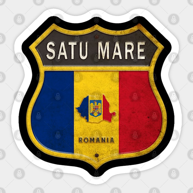 Satu Mare Romania Crest Design Sticker by Lars8300